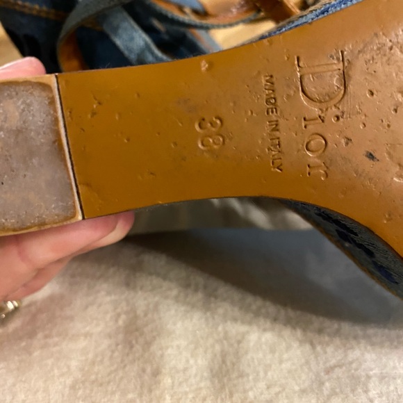 Christian Dior Couture Jean Platform Wedge - Picture 6 of 6